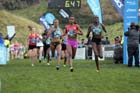 Genzebe Dibaba and Linet Masai during the Internation Womens 3k BUPA Great Edinburgh Cross country.